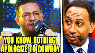 Conor McGregor RESPONDS to Stephen A. Smith comments about Donald Cerrone after UFC 246, Khabib