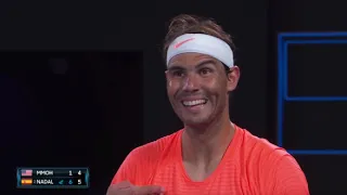 WATCH: Rafael Nadal get the Middle Finger at the Australian Open 2021