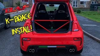 I INSTALLED THE BAF MOTORSPORT K-BRACE TO MY ABARTH!