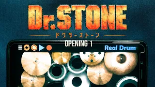 DR. STONE OPENING 1 | GOOD MORNING WORLD! - BURNOUT SYNDROMES (REAL DRUM APP COVER)