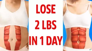 Diet Plan to Lose 2Lbs in 1 Day / 1KG in 1 Day