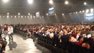 Minecon 2015 London: opening ceremony crowd!!!