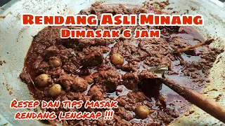 Eid Dishes | Recipes and How to Make Original Padang Rendang and their Tips