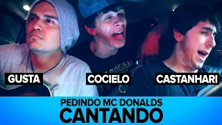 CASTANHARI MOSTRA GRAVAÇÃO DO PEDINDO MCDONALDS CANTANDO 2 | Canal Nostalgia