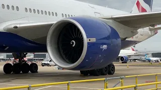 GE-90 Engine start up and shutdown