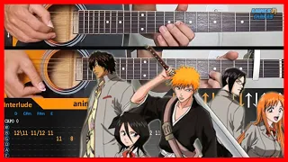 Bleach OP - Ranbu no Melody | Acoustic Guitar Lesson [Tutorial + TAB + CHORDS]