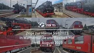 Sonderzüge zur Hanse Sail 2023 in Rostock & Warnemünde