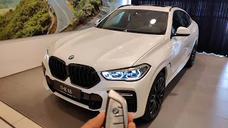 2022 BMW X6 White Color - Wild Luxury SUV | Exterior and Interior Walkaround