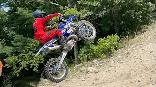 250cc Class August 21, 2022 AMA Motorcycle ATV Hillclimb Monson, MA Quaboag Riders