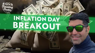 TQQQ Breakout on Inflation CPI Day! | Day Trading Recap