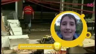 Infodrom: 13-letni Bakir iz Bosne o poplavah