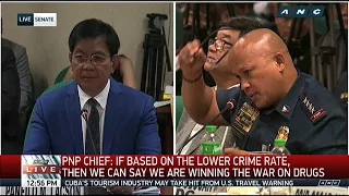 More addicts but less crime? Bato, Lacson view different metrics on war on drugs