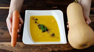 Homemade Butternut Squash Soup: The light and healthy pumpkin soup without chemicals