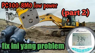 trouble excavator PC 300-8MO (part2)||jammed reducing valve'nya||tukarkan saja wes....