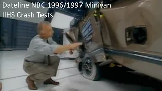 Dateline NBC 1996/1997 Minivan IIHS Crash Testing (pvsheridan)