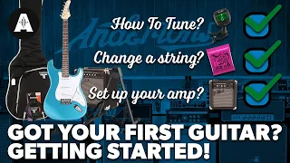 How To Set Up An Electric Guitar Starter Pack