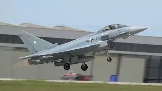 Eurofighter Typhoon S Flying Display Luftwaffe Penzing Airbase German Air Froce 30+22