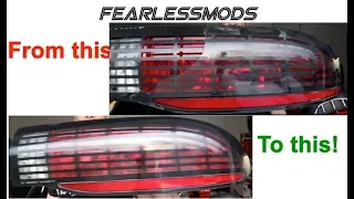 Disassemble and Refurbish Trans Am Taillights