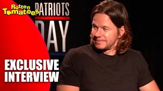 Mark Wahlberg is the Boston Dialect Police Chief - Exclusive 'Patriots Day' Interview (2017)