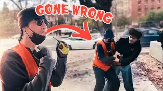 Security Prank on Skaters ￼