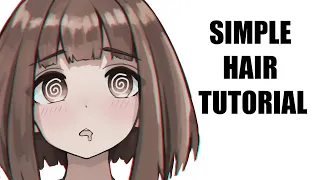 Learn To Draw Hair In Under 5 Minutes, Simple Tutorial