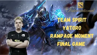 Yatoro Sven Rampage - Final Game Team Spirit VS Team Secret Dota 2 The International 2021 Main Stage