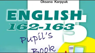 Карпюк 5 Тема 4 Урок 3 Vocabulary Сторінки 162-163 ✔Відеоурок