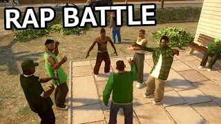 GTA IV - CJ vs OG Loc [Rap Battle] PART 1