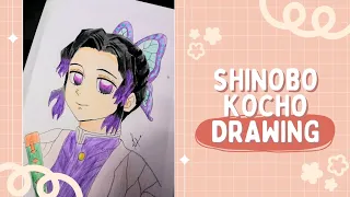 drawing Shinobu kocho|demon slayer | blahlife