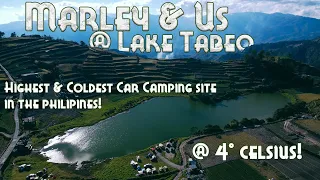 Coldest Car Campsite in the Philippines at 4°! Toyota Raize Uphill Lake Tabeo | Camping with our Dog