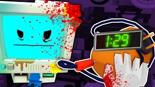 TEMP BOT HAS A SECRET BOMB!? BIGGEST MURDER PLOT YET! | Job Simulator VR Infinite Overtime HTC Vive)