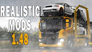 TOP 10 BEST REALISTIC MODS FOR ETS2 1.48 -ENHANCE REALISM EURO TRUCK SIMULATOR 2 MODS 2023