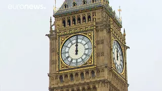 El Big Ben de Londres da sus últimas campanadas