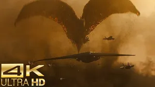 Godzilla: King of the Monsters (2019) - Rodan Chase Scene | 4K ULTRA HD