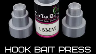 Making perfect pop ups with cut tail baits roller.