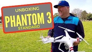 DJi Phantom 3 Standard Unboxing and First Flight Footage