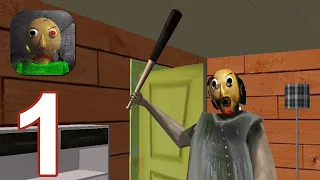 Horror Baldi's Granny Mod Chapter uno - Gameplay Walkthrough Part 1 (Android,iOS)