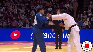 Judo Mens - Lasha Shavdatuashvili vs. Soichi Hashimoto - U73 Grand Slam Paris 2022