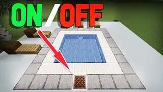 HOW TO MAKE AUTOMATIC POOL IN MINECRAFT