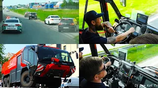 On board Rosenbauer panther 6x6 FIREFIGHTERS (Lithuania)