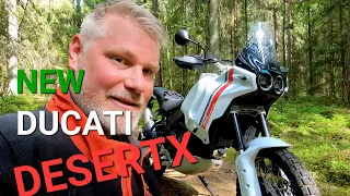 NEW Ducati DesertX! - My Test Ride & Review - Street / Offroad - Bike Trollhättan