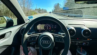 The FIRST POV Drive in My 2018 Audi RS3