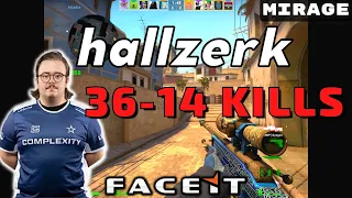 CSGO POV hallzerk (36-14) Mirage 𝙒𝙞𝙣 (16-12) / Faceit 29.12.2022