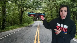 we flew a drone on clinton road and this happened...