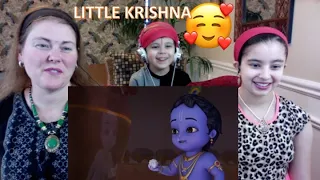 Little Krishna / Witch Trap / Americans Reaction