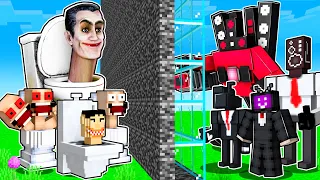 TROLLEÉ a mi Amigo en BATALLA DE SKIBIDI TOILET en MINECRAFT 📺🚽