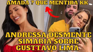 Andressa Suita REBATE e DESM3NTE Simaria após fala sobre CASAMENTO com Gusttavo Lima