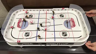 Stiga table top rod hockey Stanley Cup finals day #1.