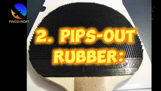 Can we use 2 pimple rubbers in table tennis?