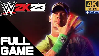 WWE 2K23 SHOWCASE Full Walkthrough Gameplay – PS5 4K 60FPS No Commentary